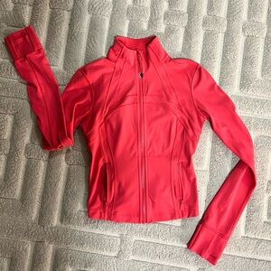 Lululemon Define cropped jacket nulu glaze pink